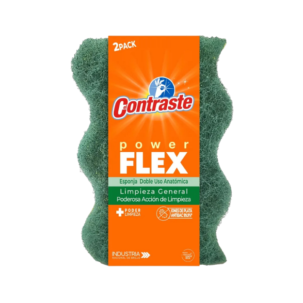 CONTRASTE DOBLE USO ANATOMICA FLEX VERDE 2 PACK /30