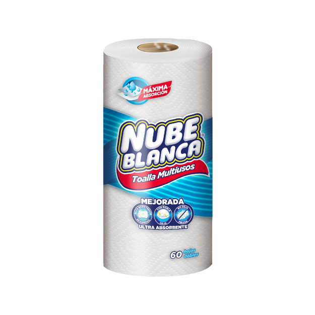 NUBE BLANCA TOALLA BLANCA 60H 1X24