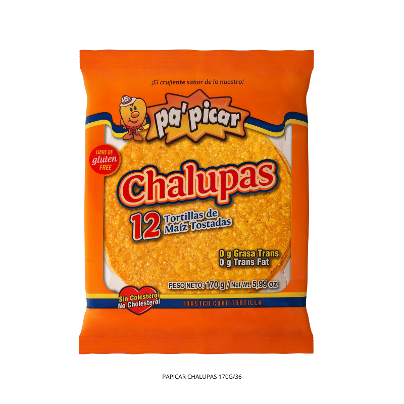 PAPICAR CHALUPAS 170G /36