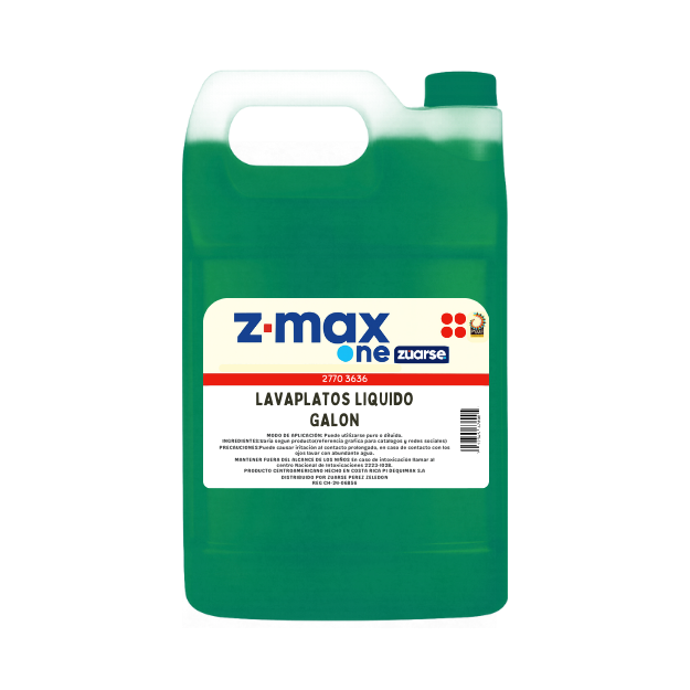 Z-MAX ONE LAVAPLATOS LIQUIDO GALON