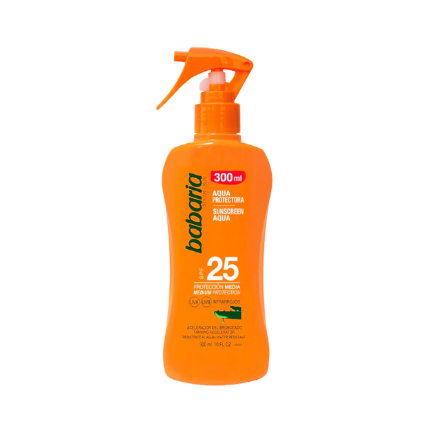 BABARIA SPRAY AQUA PROTECTOR ALOE F-25 300ML /6