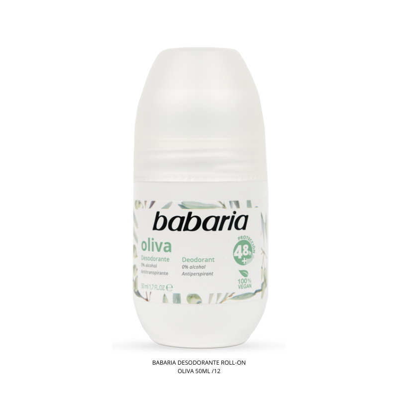 BABARIA DESODORANTE ROLL-ON OLIVA 50ML /12