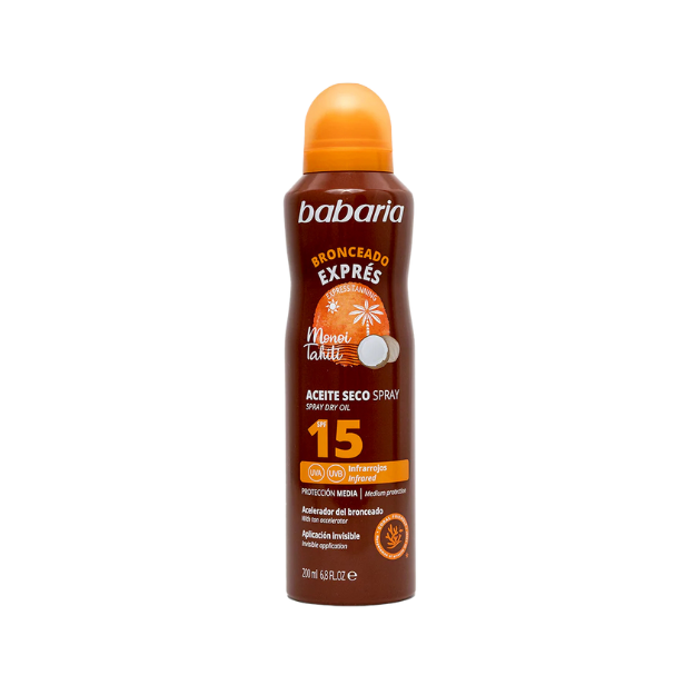 BABARIA BRUMA ACEITE SECO MONOI SPF15 200ML /6
