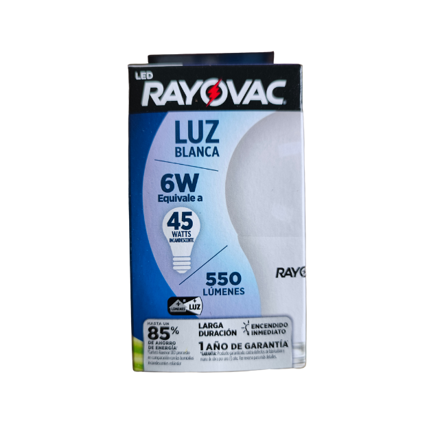 ROV BOMBILLO LED LUZ BLANCA 6W /6